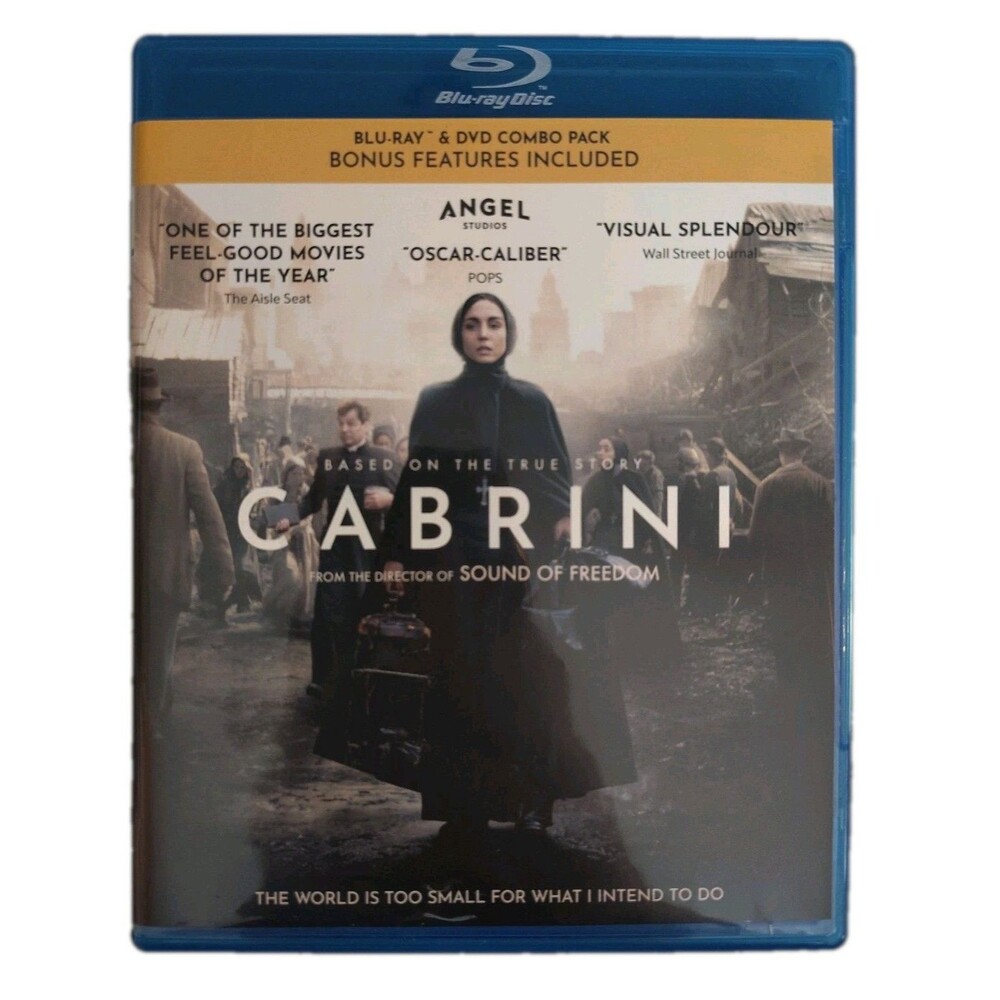 Cabrini (Blu-ray + DVD, 2024) Cristiana Dell'Anna, John Lithgow